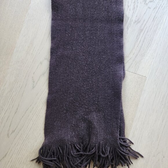 Super soft brown winter scarf - Picture 4 of 4